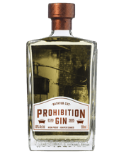  Prohibition Liquor Co.<br>Bathtub Cut Gin... 500ML PROHIBITION BATHTUB CUT - 69% - 500ml. A bold nose of vanilla, juniper-spice, fortified and defined by wormwood-driven herbaceous tones and surrounded with a floral veil. The up-front palate is led by a confectionery juniper-come-aniseed flavour that stretches full, leaving a warm finish adorned with cinnamon and almond nuttiness. A rich experience, as gentle as a 69% spirit could possibly be the ultimate cocktail gin, with rich flavour and punch.