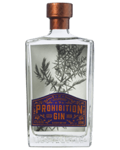  Prohibition Liquor Co.<br>Juniperus Gin... 500ML Prohibition Juniperus Gin – 47% - 500mL<br>Juniperus is our most classical expression and a tribute to a London Dry Gin. Our hero botanical, Juniper, is distilled whole, crushed, macerated, and vapour-infused to attain the highest level of complexity and depth. Grains of Paradise and cassia bark add warmth and structure. Riverland citrus provides lift, softened by vanilla and macadamia, integrating the palate. Here’s to a new modern classic.
