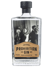  Prohibition Liquor Co.<br>Original Gin 500ml... 500ML Prohibition Original Gin – 42% - 500mL.<br>A delicate Australian dry gin with blood orange, ruby grapefruit, and native lemon myrtle leaf, balanced by wormwood, pink peppercorn, and ginger. Herbal juniper is lifted by green tea, smooth vanilla adds body, finishing with a lavender bouquet. Perfect for a refined martini.