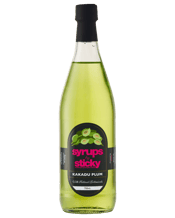  Syrups By Sticky Kakadu Plum<br>Syrup 750ml  750ML New Kakadu Plum Syrup by Sticky.<br> From the deep north of Australia, Kakadu Plum Syrup has hints of plum, apple & blackberry that combine in a heavenly concoction that takes your favourite drink to somewhere delightfully new.<br> This Syrups was made for a Margarita, but it is also a great friend of the Summer Spritz. Add a dash to prosecco & enjoy!<br> Syrups by Sticky is family owned & proudly made in Australia with all Australian ingredients.<br> To complete your bar, this syrup is also ava