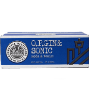  Blackwattle Distilling Co.<br>Op Gin & Sonic... 200ML Our award winning OP Sydney Gin mixed with tonic and soda. It's 2 Standard Drinks in one adorable little can. Low Sugar. Gluten Free. Vegan Friendly. Go easy.