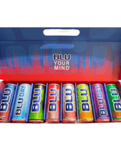 Blu Energy Drink Variety<br>Pack 250ml  250ML BLU Energy Drink Variety Pack 250ml (8 pack).<br> Bold Energy, Global Sensation, Just Landed in Australia! Get ready to power up with BLU Energy Drink Variety Pack – the ultimate energy boost loved around the globe! Sold in over 30 countries and trusted by millions, BLU delivers a smooth, invigorating taste that’s perfectly balanced with energy and flavour.<br> Whether you’re hitting the gym, crushing deadlines, or partying with friends, BLU has your back. Each can is packed with caffeine, tauri
