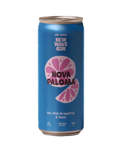  New Wave Nova Paloma Pink<br>Grapefruit Gin &... 330ML The future of flavour is crisp, clean, and unmistakably New Wave. Using NextGen Distillation and the Pure Extract Method layered with vibrant pink grapefruit for a zesty finish.<br />Via Nova is the future of flavour. Opening more minds to gin with our transformative distillation process that delivers purity and approachable character in every sip. Taste our New Wave Gin™ New Wave Vodka™ and RTDs in modern flavours made for midnight rooftops Sunday sessions and elevated backyard BBQs.