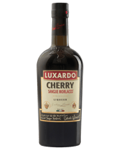  Luxardo Sangue Morlacco<br>Cherry 700ml  700mL Luxardo’s second specialty after Maraschino Originale produced since 1821. When Luxardo marasca cherries are harvested at the beginning of every summer, part of the juice is separated and left to mature until natural fermentation occurs. When a certain alcohol by volume is reached neutral alcohol is added to the juice to avoid further fermentation and it is then allowed to age in oak vats. Clear and deep red in color, the pungent aroma of freshly squeezed cherry juice. The taste is intense, thic