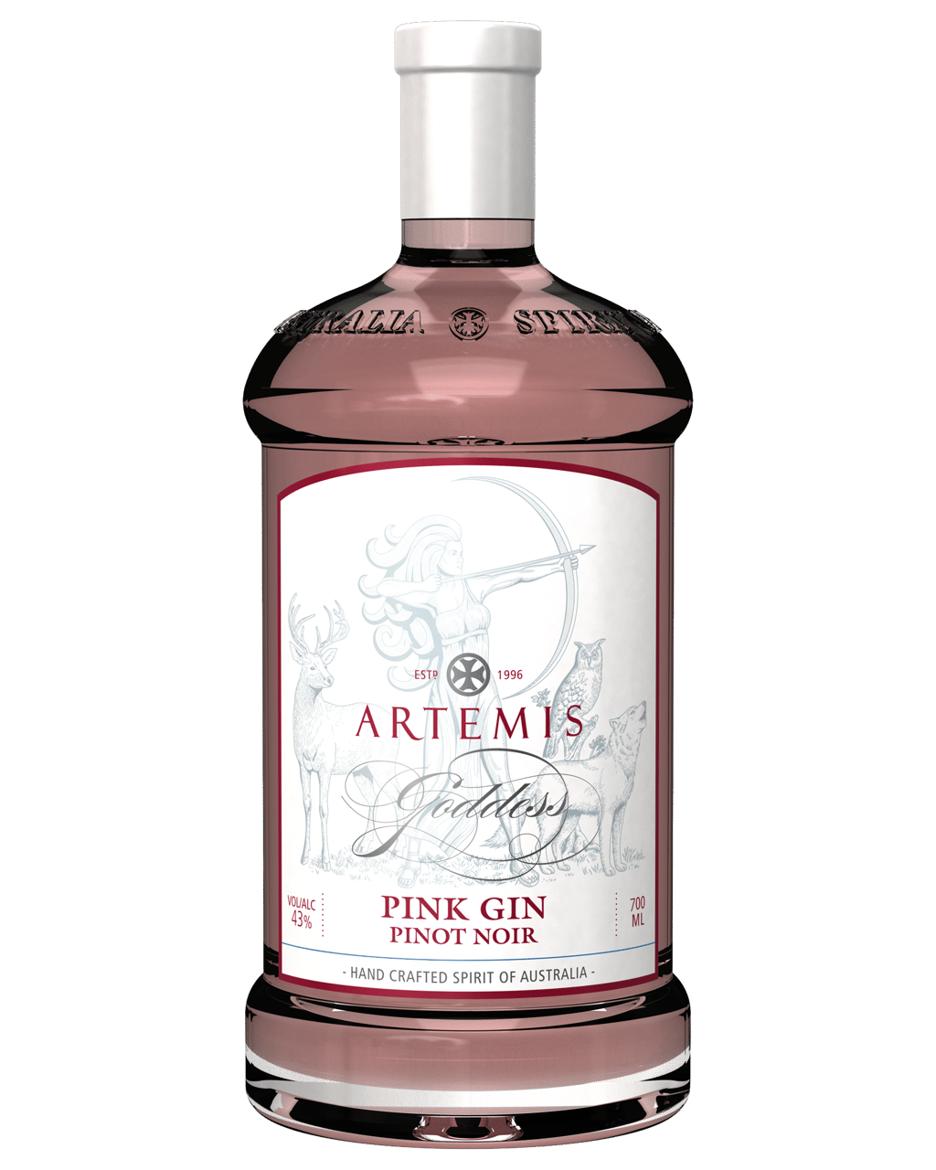 Buy Artemis Goddess Pinot Noir Pink Gin 700ml Online (Lowest Price