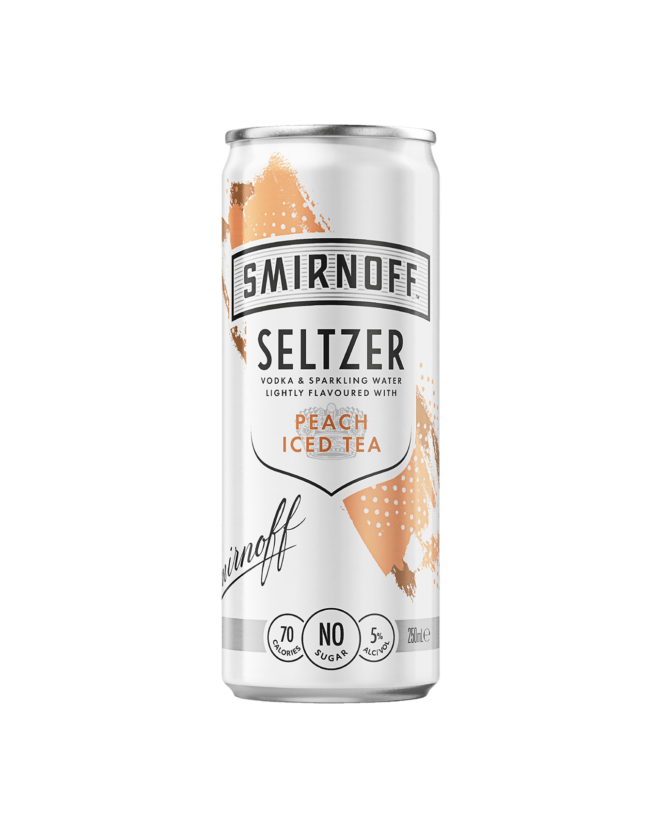 Buy Smirnoff Seltzer Peach Iced Tea Cans 250ml Online (Lowest Price