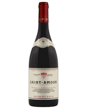  Mommessin Grandes Mises<br>Saint Amour... 750ML Since 1865, the Mommessin spirit stands out for the alliance of two winegrowing regions: Burgundy and Beaujolais, two cultures that make our approach unique and our wines distinctive and appealing. The Saint-Amour AOC is located in the commune by the same name in Beaujolais. Its mixed soil includes granite, schist and clay, lend themselves to making wines which are powerful and complex, The Mommessin Saint Amour has aromas of kirsch and spice. A fresh, well-structured and pleasant Gamay that ple