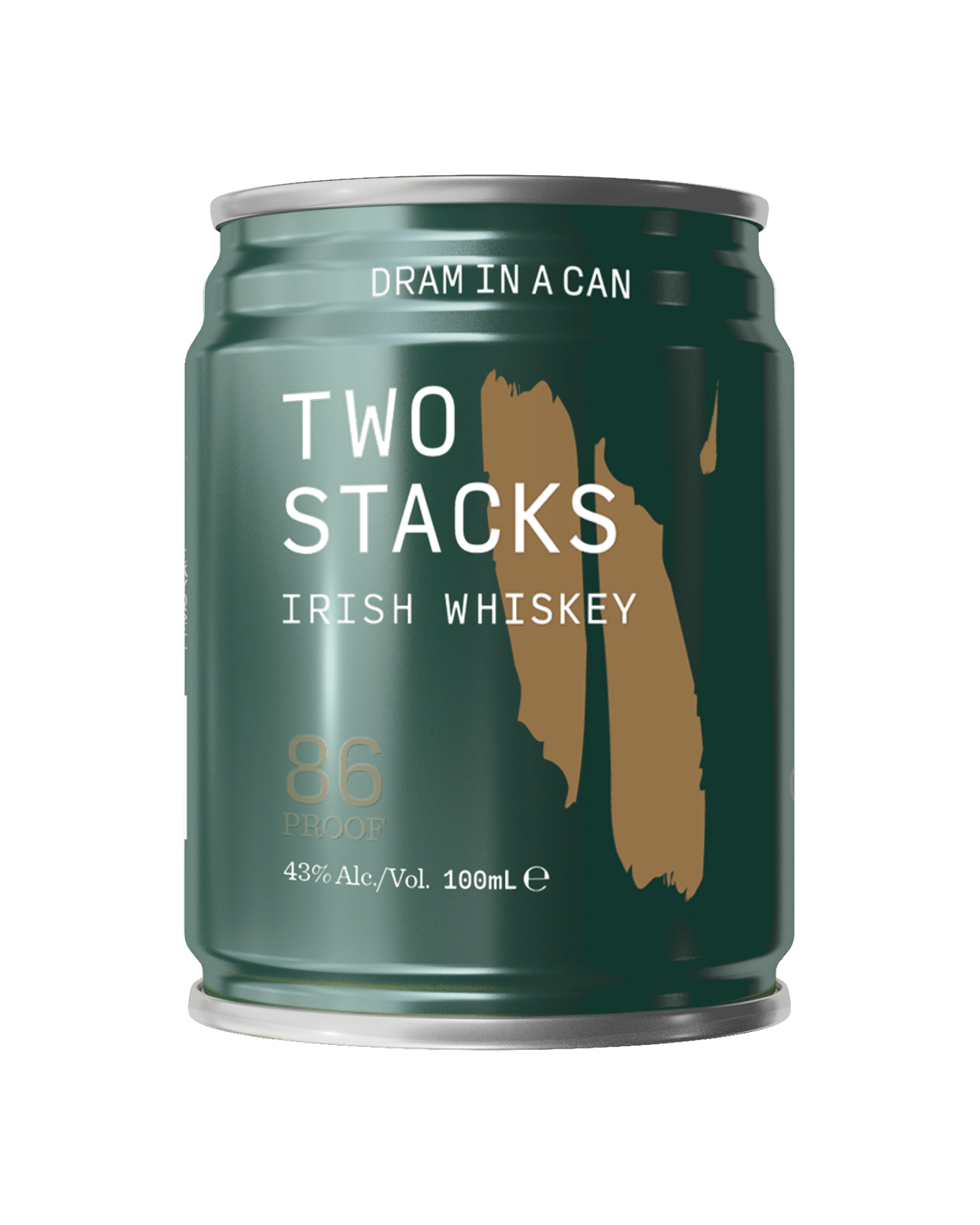 The award-winning Two Stacks Dram In A Can Whiskey