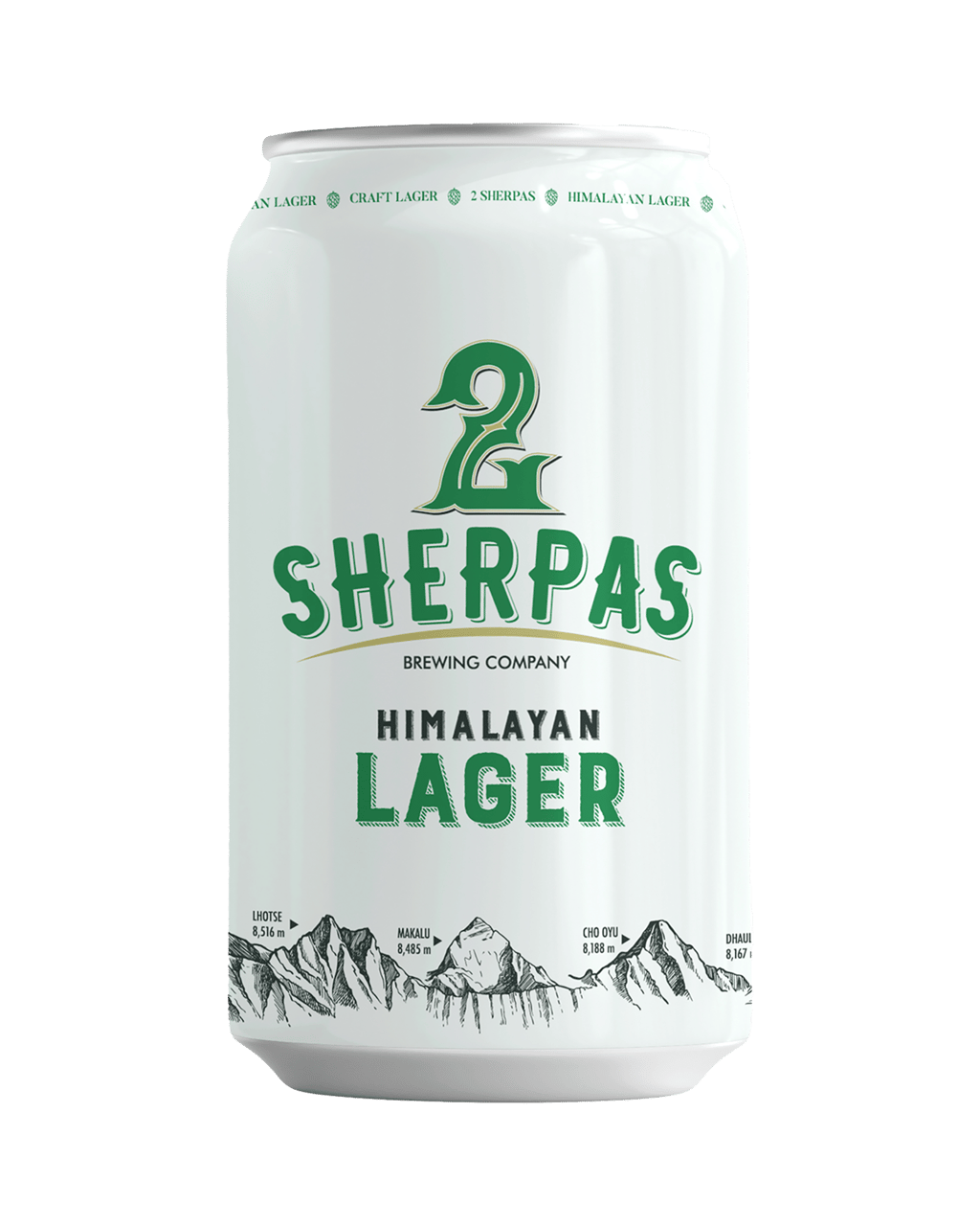 Buy 2 Sherpas Himalayan Lager Cans 375ml Online Unbeatable Prices   204092 1 