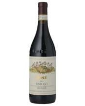  Vietti Brunate Barolo 2017  750mL The 2017 Barolo Brunate is a powerful, brooding wine. Huge dark fruit, leather, spice, menthol and dried herbs all build in a potent Barolo that is enshrouded by tannins. The 2017 is going to need quite a bit of time in the cellar. Today, it is very much a brooding powerhouse. Dark wild cherry, licorice, tar, menthol and spice take shape in the glass, but the 2017 is clearly an infant, and an unruly one at that. Drink 2025 - 2042. 94 Points, Antonio Galloni, Feb 2020.