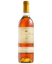  Chateau D'yquem 1989  750mL The weather conditions this year were extreme and unsettled, culminating in a terrible hail storm in early July that destroyed a quarter of the crop. The weather was nevertheless very sunny and hot when it came time to pick. 1989 is a very powerful wine that has a rare profile in keeping with such memorable vintages as 1929, 1947, and 1949.