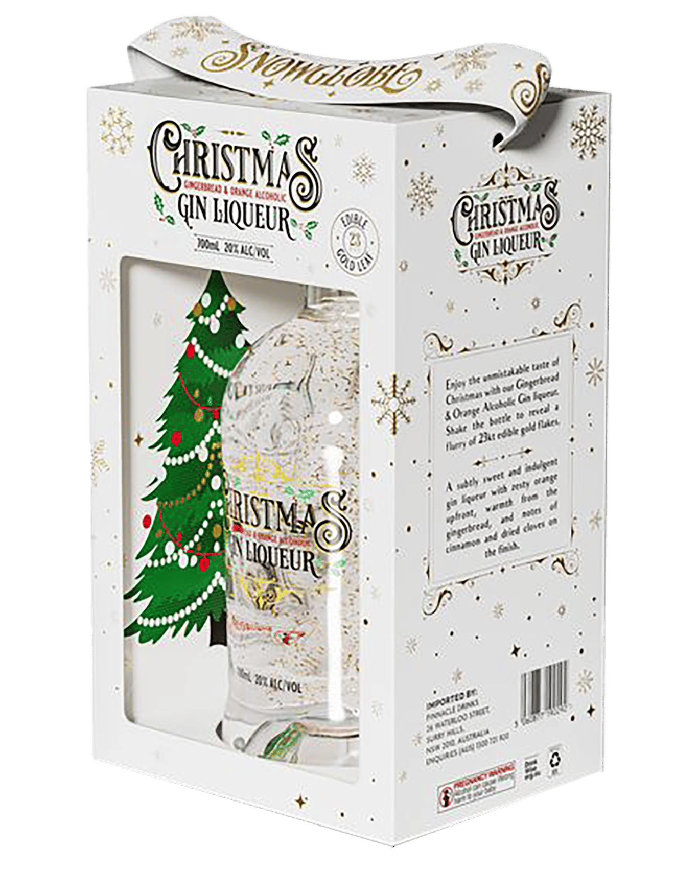 Buy Snowglobe Lightup Gingerbread & Orange Gin Liqueur 700ml Online