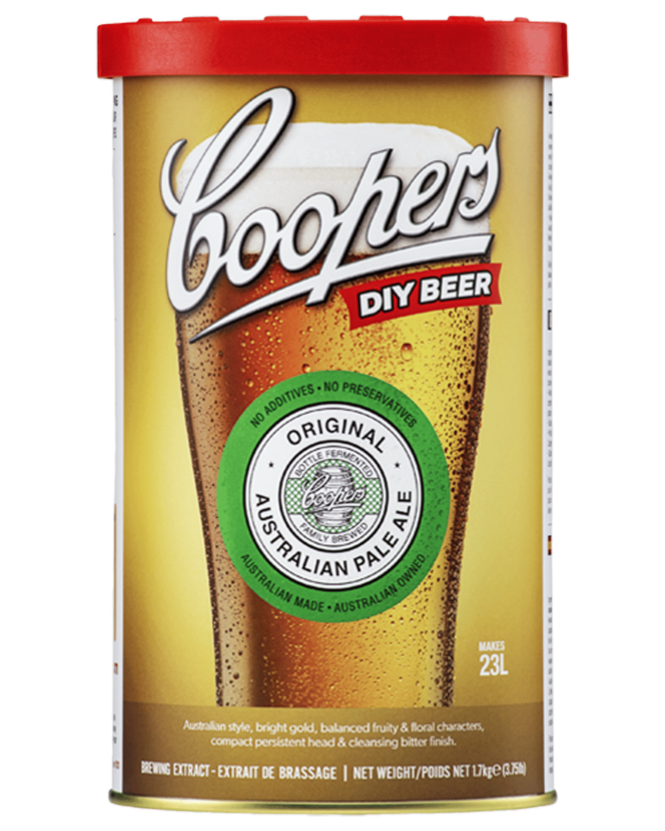 Buy Coopers Home Brew Australian Pale Ale 1.7kg Online (Lowest Price