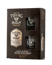  Teeling Small Batch Gift<br>Pack 700ml  700ML An extra round of maturation gives Teeling Irish Whisky Small Batch its distinctive woody flavour and smoother body. An Irish Whiskey that is filled with plenty of character, this is one malt you'll reach for time and again.