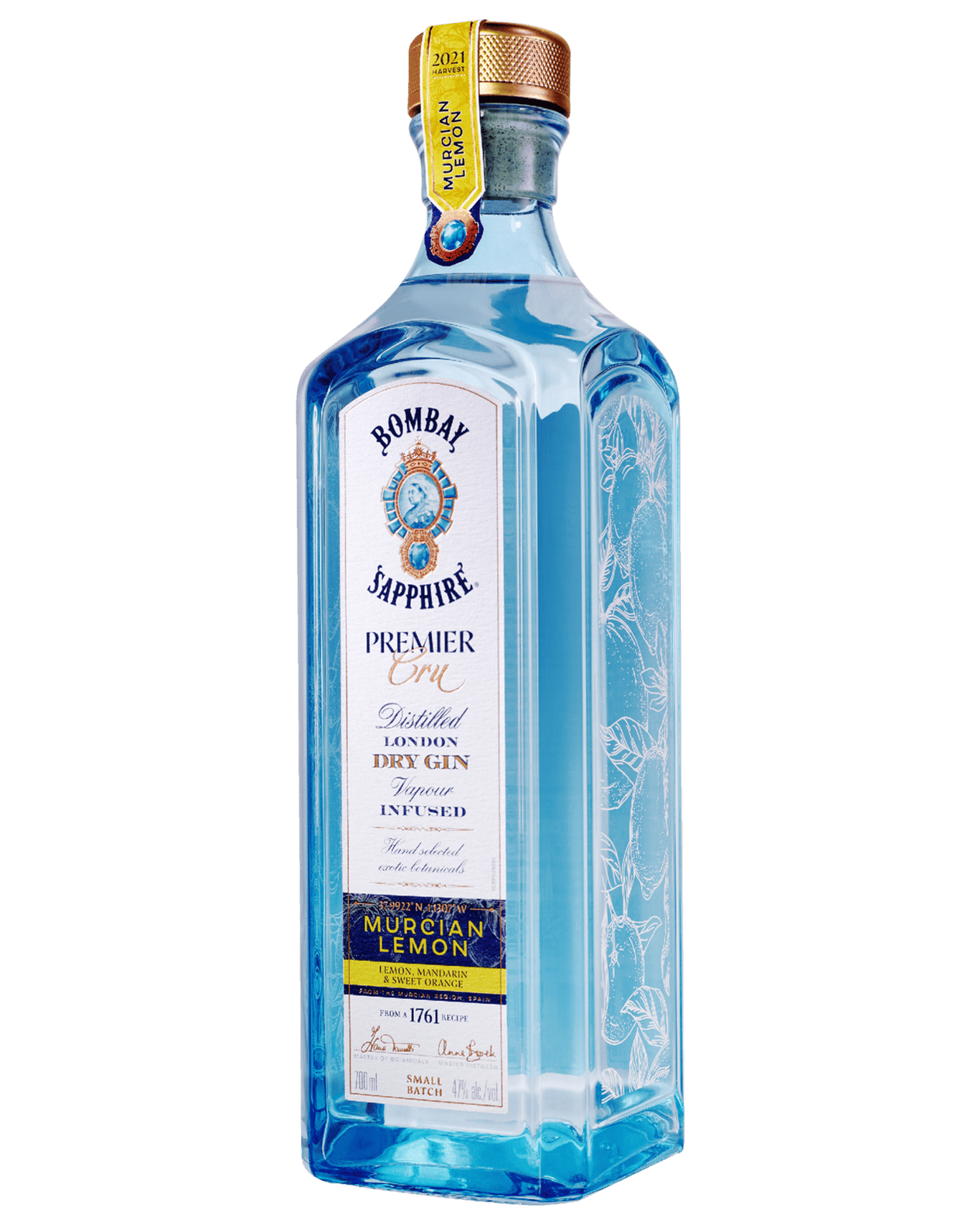 Buy Bombay Sapphire Premier Cru Murcian Lemon Gin 700ml Online (Lowest