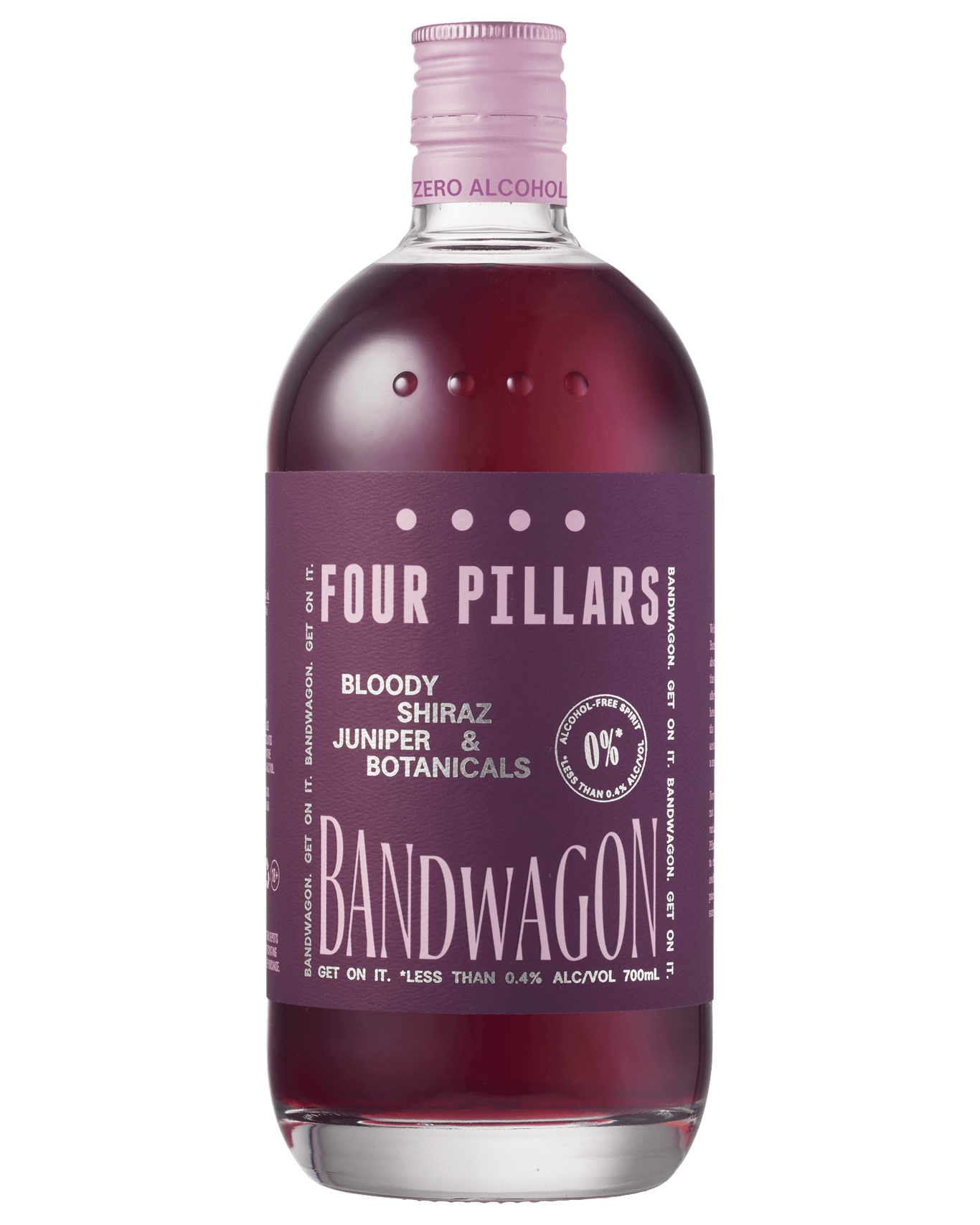 Buy Four Pillars Bloody Shiraz Bandwagon Non Alcoholic 700ml Online