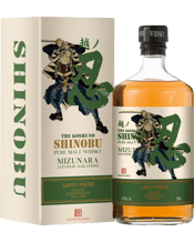 Shinobu Lightly Peated Pure<br>Malt&nbsp;Whiskey 700ml... 700ML Shinobu Lightly Peated Pure Malt Whisky<br>Shinobu Lightly Peated Pure Malt whisky NAS and 10Y are the first peated whisky to be released by Shinobu distillery. Peated whisky was sourced from selected distilleries from mainly highland and speyside regions and carefully blended by the master blender Mr. Usami Ken and finished in Mizunara wood for more than 6 months. The Shinobu Distillery in collaboration with Niigata Beer Distillery is located in the Japanese seaside region of Niigata on the c