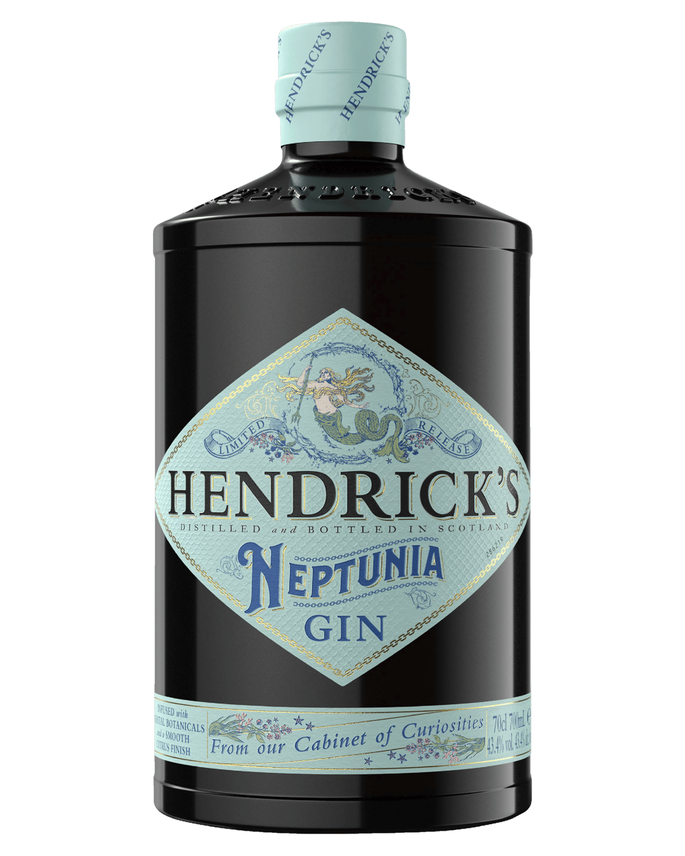 Bottle of Hendrick’s Neptunia Gin