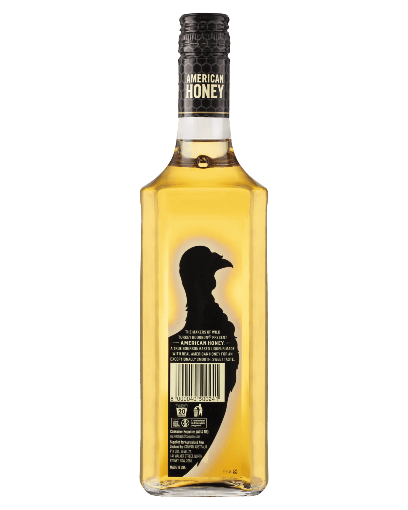 Buy Wild Turkey American Honey 700ml Online (Lowest Price Guarantee