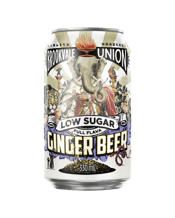 Brookvale Union Ginger Beer<br>Low Sugar Cans... 330ML Spicy yet mild, dry but wet, smooth but sharp, tight but loose – just great tasting ginger beer.70 percent less sugar.