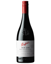  Penfolds Bin 138 Sgm 2018  750ML This multi-varietal regional blend includes old vines, some planted as far back as the 1890s — a mouthwatering statement of Penfolds quality. Enjoy fresh berry fruit notes with temping savoury aromatics. Pair with hearty bean dishes or grilled veggies.