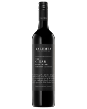  Yalumba The Cigar Cabernet<br>Sauvignon 2018  750ML The Cigar 2018 is a lovely bright, fresh Coonawarra Cabernet. Vibrant, deep magenta in colour. The aromatics are rich with blue and black fruits, notes of spice and warm, comforting aromas of cedar, strawberry compote and sandalwood. The palate is expressive with blackcurrant, plum and clove spice, melding with dark chocolate and ripe fruits. The wine has a beautiful structure with fine tannins and balanced acidity ensuring longevity.