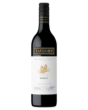 Taylors Estate Shiraz 750ML A soft and fleshy shiraz boasting a lively palate of juicy red berry fruits, plum and spice, along with subtle chocolate and savoury characters from the oak maturation.