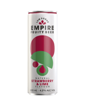 Fruity Beer Strawberry & Lime Can 300mL