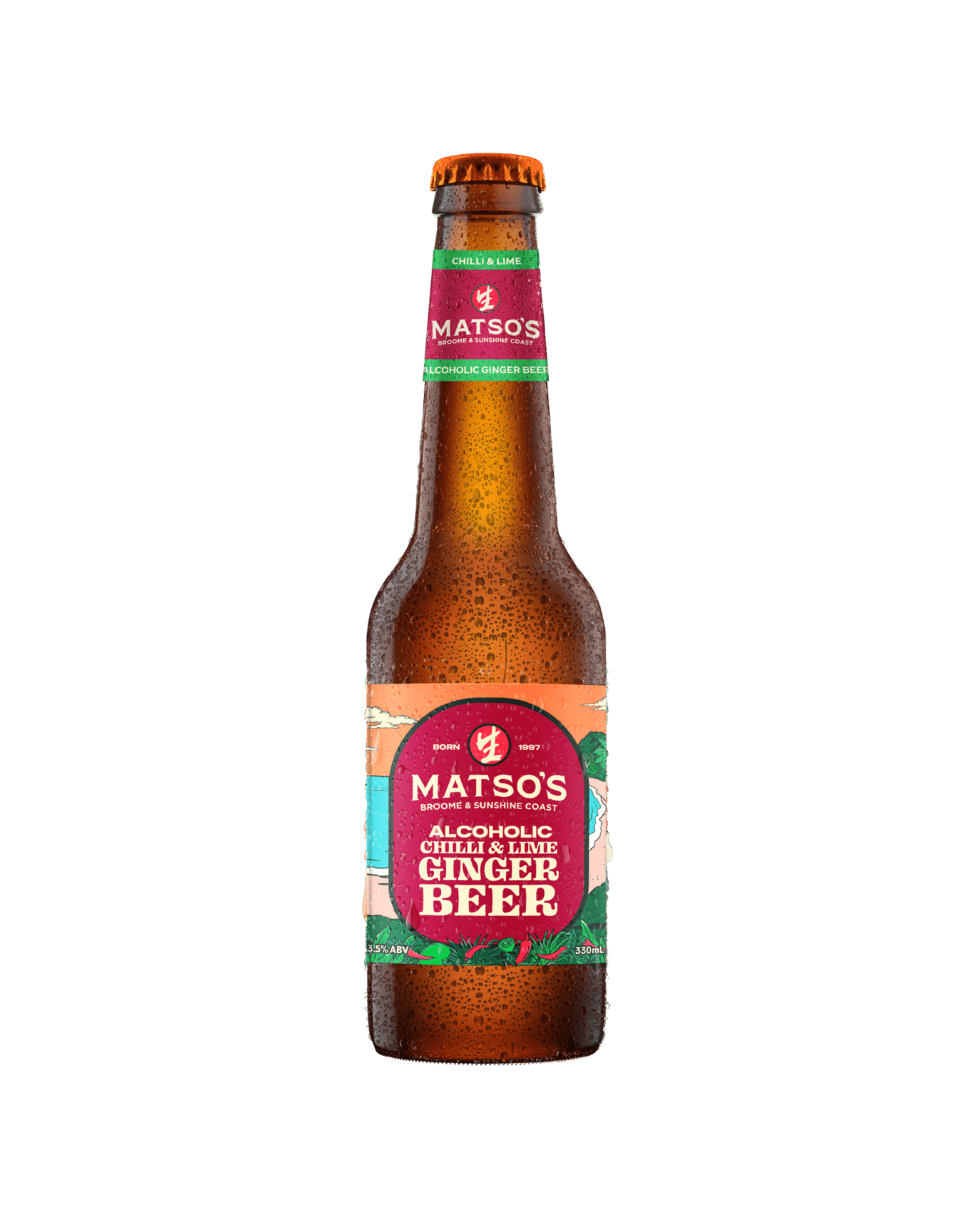 Buy Matso's Ginger Beer Chilli & Lime Bottles 330ml Online (Lowest