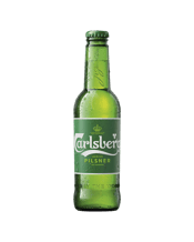  Carlsberg Green Lager<br>Bottles 330ml  7920ML Carlsberg Danish Pilsner is everything you’d expect from the makers of the best beer in the world. It’s a uniquely characterful premium pilsner brewed using pilsner malt, a delicate blend of quality hop varieties and yeast, to ensure a consistent, well-balanced taste. It’s wonderfully crisp and refreshing, with a rich malty aroma, a fruity hint of hops and a pleasantly smooth bitterness. Skål.