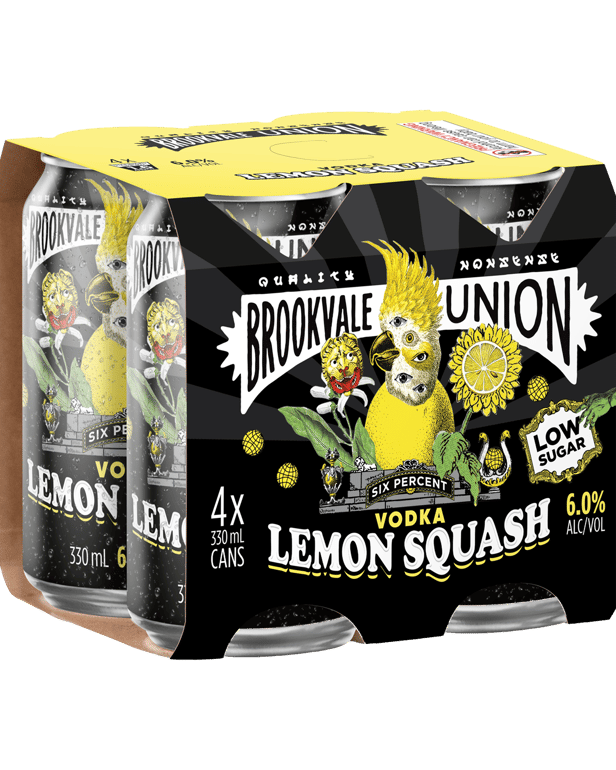 Vodka Lemon Squash Cans 330mL