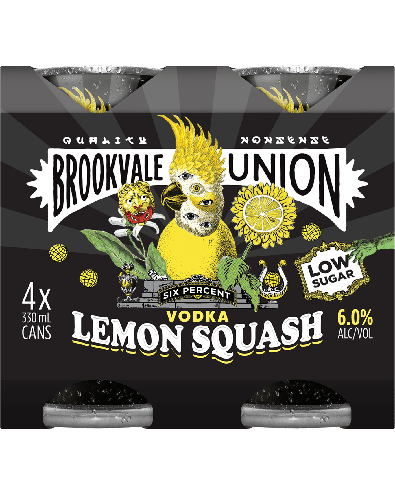 Buy Brookvale Union Vodka Lemon Squash Cans 330ml Online (Lowest Price Guarantee) Best Deals