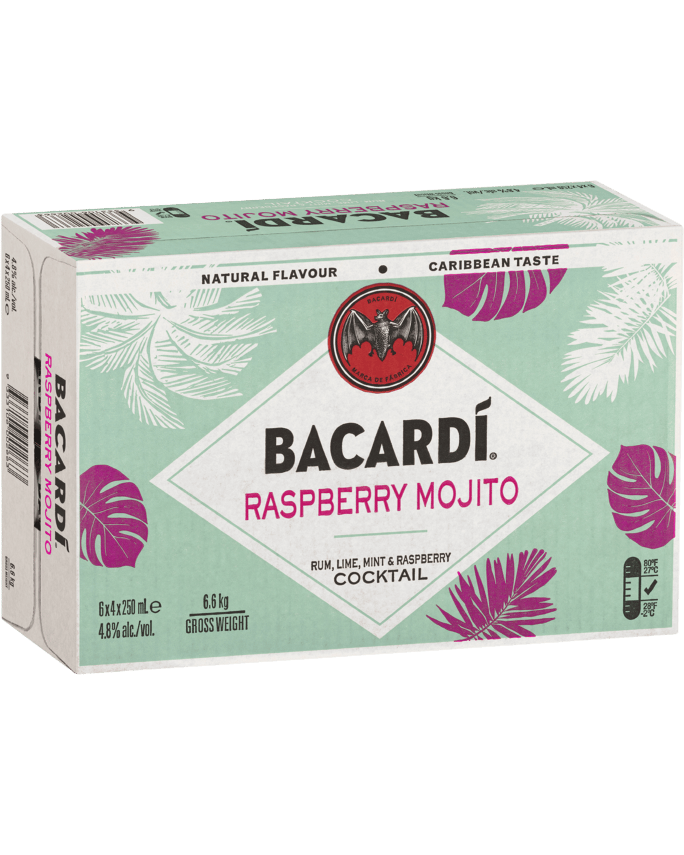 Buy Bacardi Raspberry Mojito Cans 250ml Online (Lowest Price Guarantee