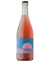  22 Degree Halo Pet Nat Rose  750mL The 22 degree Halo Pet Nat is a 'stepping stone' wine which blends grape varieties that will adapt to future changes in the climate.