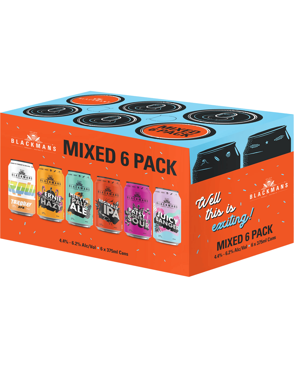 Buy Blackmans Brewery Mixed Pack Cans 375ml Online or Near You in Australia [with Same Day