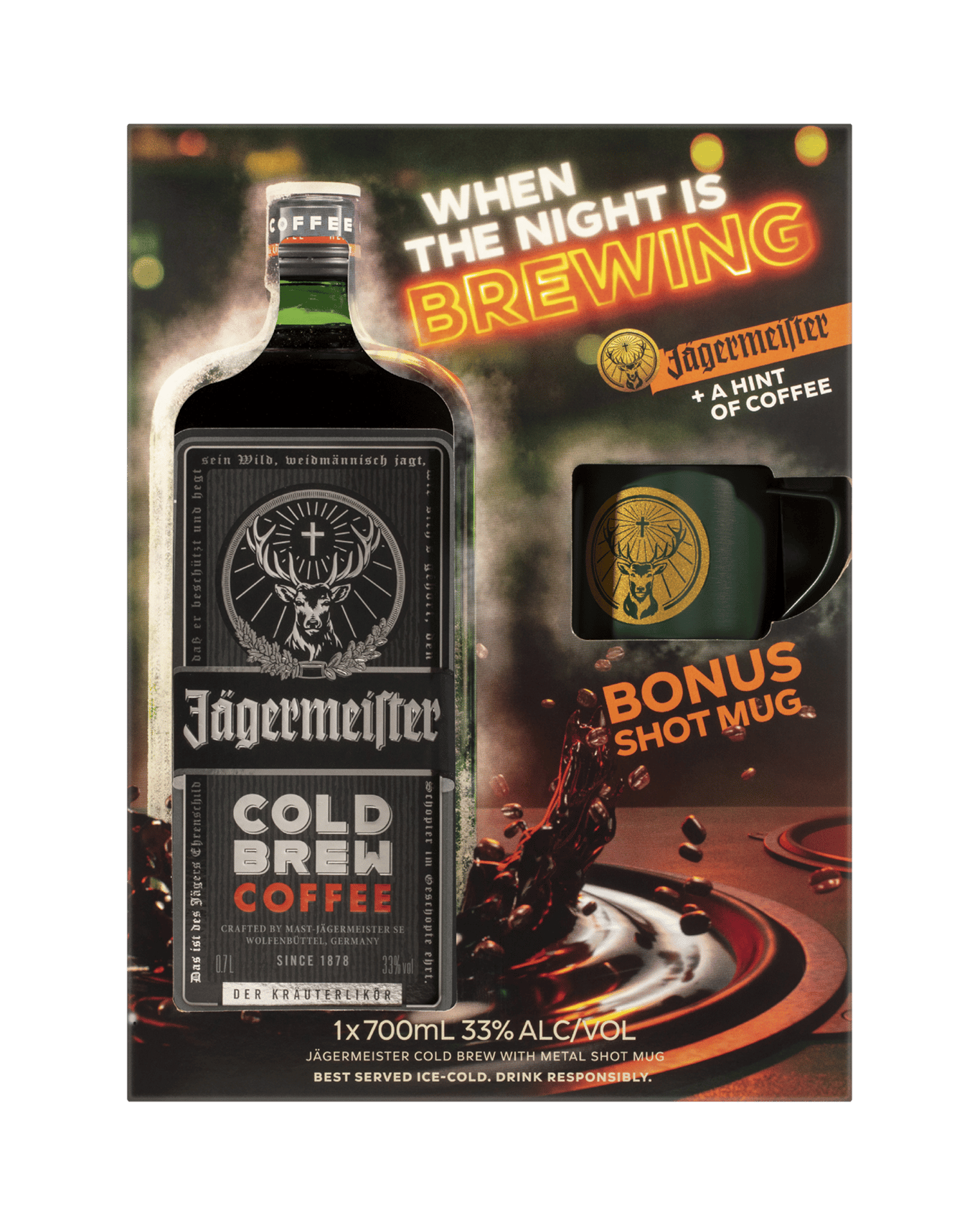 Buy Jagermeister Cold Brew With Shot Mug 700ml Online (Lowest Price