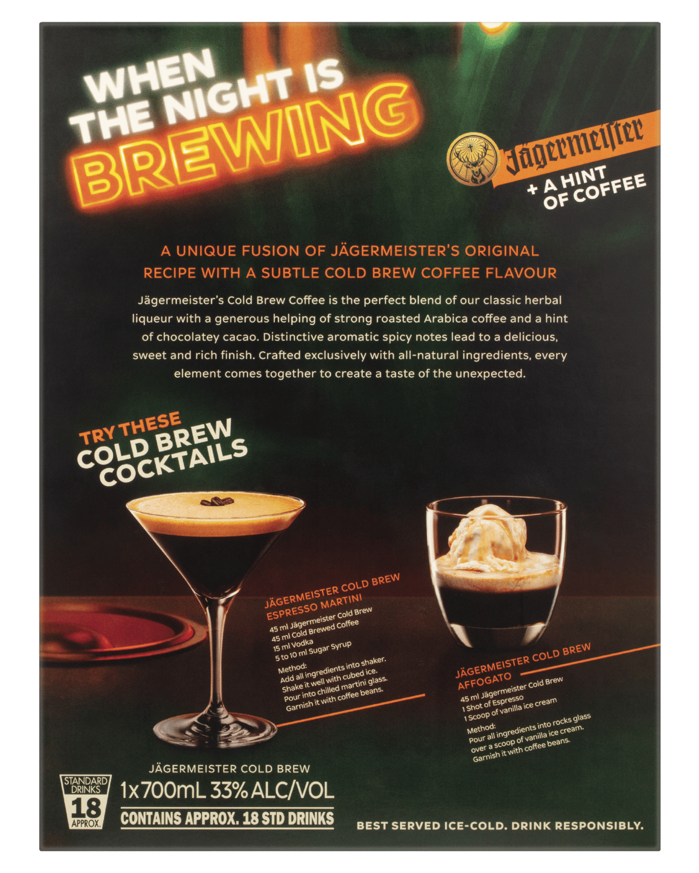 Buy Jagermeister Cold Brew With Shot Mug 700ml Online (Lowest Price