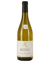  Domaine De Rochebin Macon<br>Villages  750ML Located in the heart of the Mâcon wine region, Domaine de Rochebin is situated at an altitude of 450 m, on a hilltop overlooking the Saône plain, close to Azé. This village is known for its prehistoric caves. The domaine was created in 1921, but was only dedicated exclusively to viticulture from 1972. The estate is managed according to the principles of sustainable viticulture. Made from 100% Chardonnay, the wine is yellow-gold hued with green tints. Flowers (acacia, honeysuckle) and citrus (gra