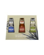 1800 Tri Pack 200ml 600ML 1800 Tequila is the world’s most awarded 100% agave tequila, with over 200 years of family expertise distilled into every drop. 1800 Tequila is the world’s most awarded 100% agave tequila, with over 200 years of family expertise distilled into every drop. Up your margarita game with three award-winning Tequilas - !800 Silver, 1800 Reposado, and 1800 Coconut. Up your margarita game with this three-pack of award-winning Tequilas - 1800 Silver, 1800 Reposado, and 1800 Coconut.
