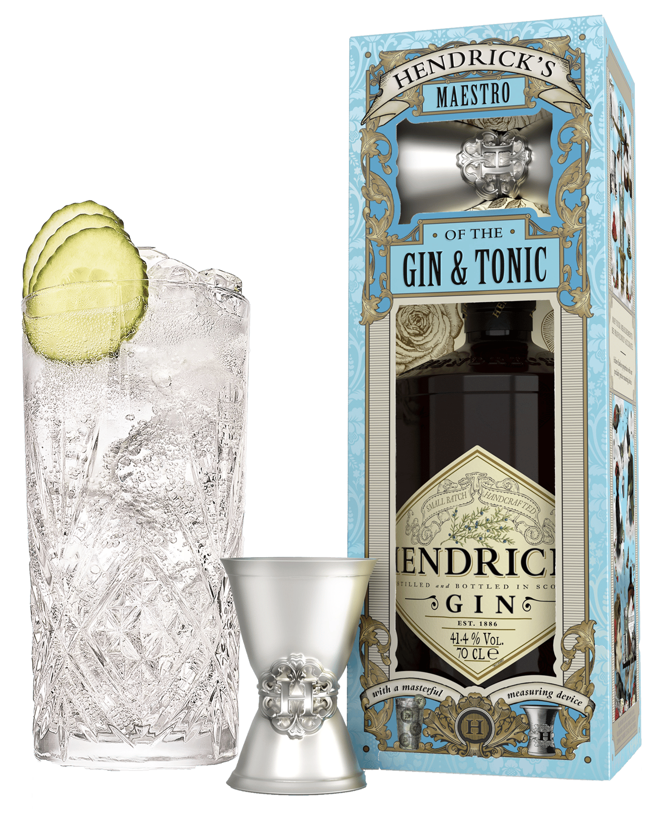 Buy Hendricks Gin & Jigger Gift Pack 700ml Online (Lowest Price