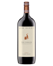  Jim Barry Forger Shiraz 1.5l<br>Magnum 2020  1500mL Ripe plums, spice, compote, and fresh ripe blackberries on the nose. A lively, strikingly astute entry on the palate, with flavours of fresh, ripe berries enhanced by hints of spice and clove. The flow is calm and even with effortless tannins.