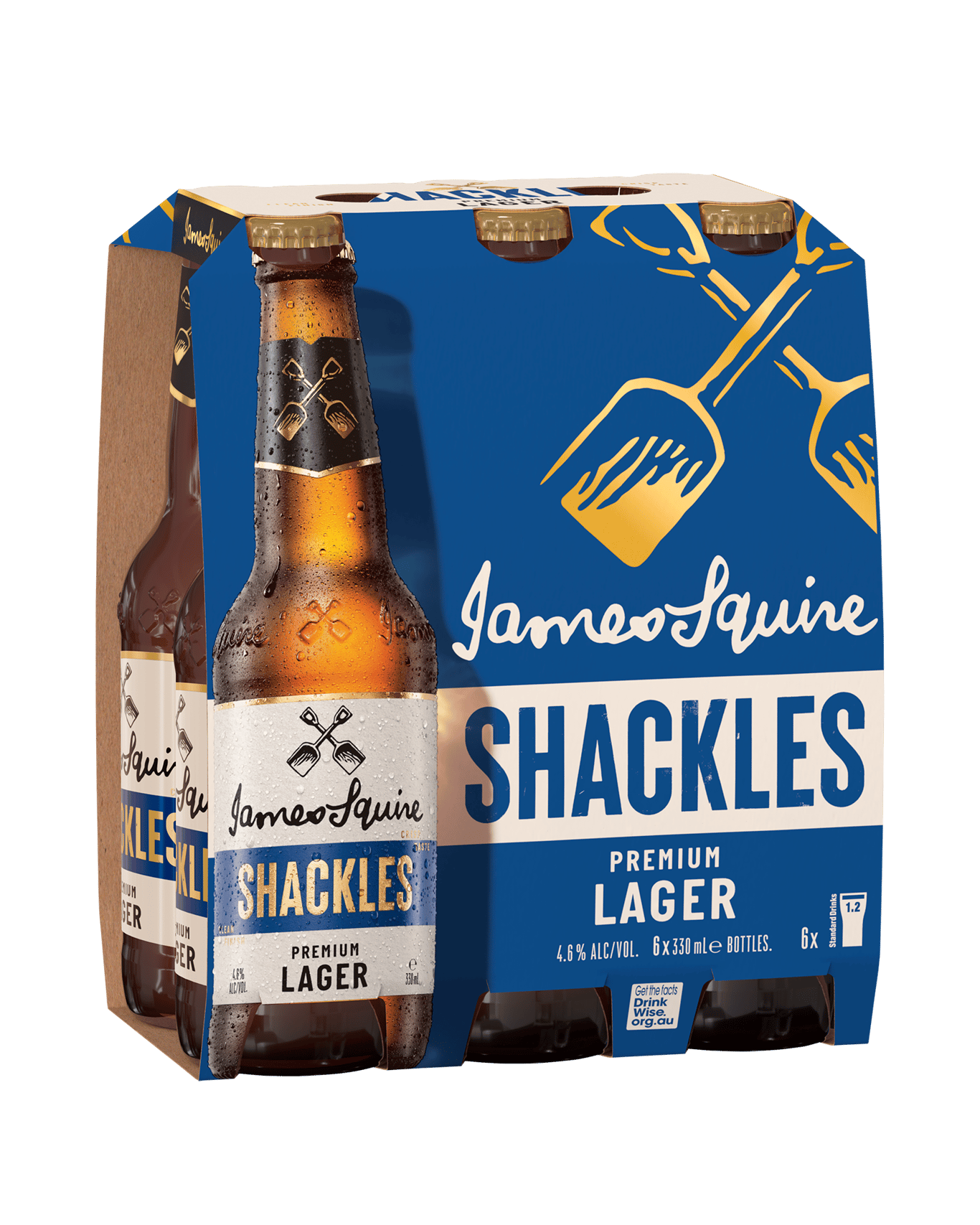 Buy James Squire Broken Shackles Lager 330ml Bottle Online (Lowest