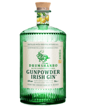 Drumshanbo Gunpowder Irish<br>Gin Sardinian... 700ML During one of his many travels, the curious mind of PJ Rigney ventured along the 41st Northern Parallel and through the azure waters surrounding Sardinia. The locals introduced PJ to the “Sa pompia” of Citrus monstruosa. The result of PJ Rigney’s curious discovery is an intriguing expression of Drumshanbo Gunpowder Irish Gin with subtle hints of Sardinian citrus.