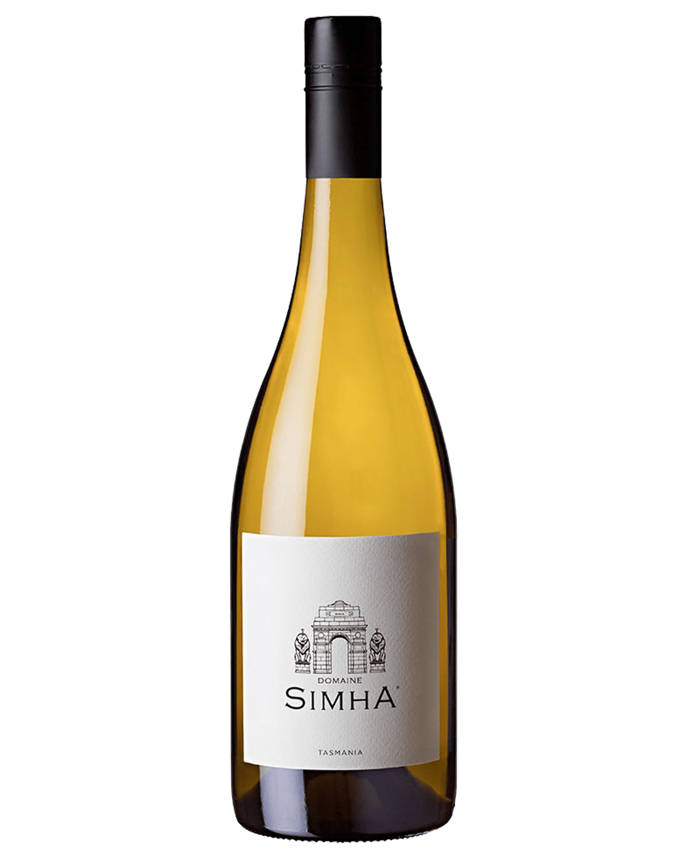 A bottle of Domaine Simha Rao Chardonnay 2016