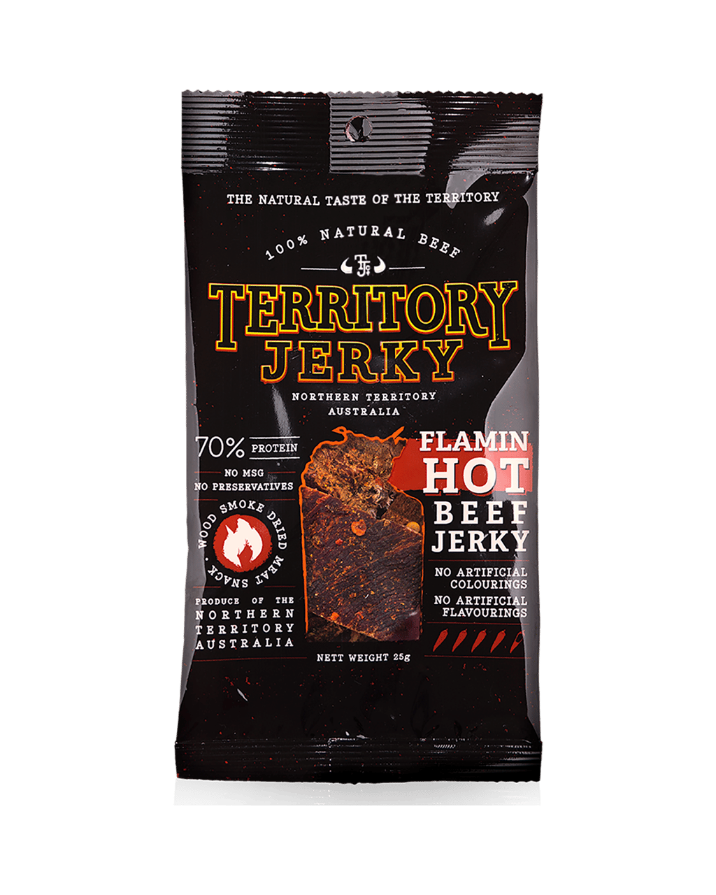 Territory Jerky Flaming Hot Beef Jerky - Boozy