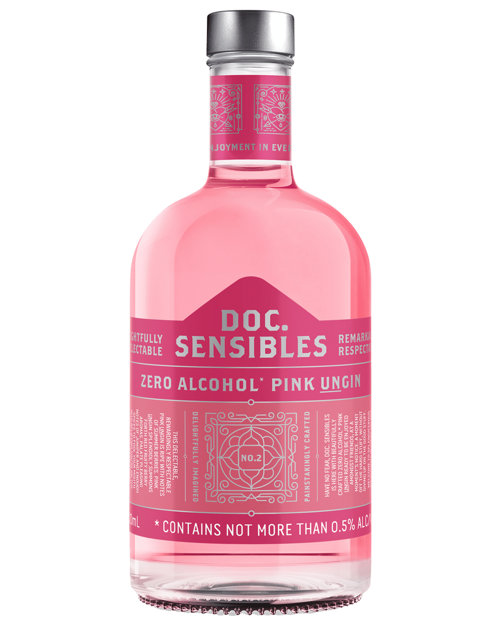 Buy Doc Sensibles London Dry Pink Gin 500ml Online Lowest Price Guarantee Best Deals Same 