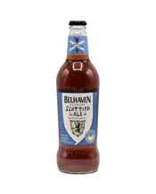  Belhaven Scottish Ale 500ml  500ML Lots of biscuity malt character from the best quality Scottish malted barley. Crystal malt adds toffee and caramel taste and black malt contributes a crisp astringent balance. Challenger and Goldings hops add a fresh herbal and resin hop note as well as a refreshing bitterness to balance with the sweet malt character.