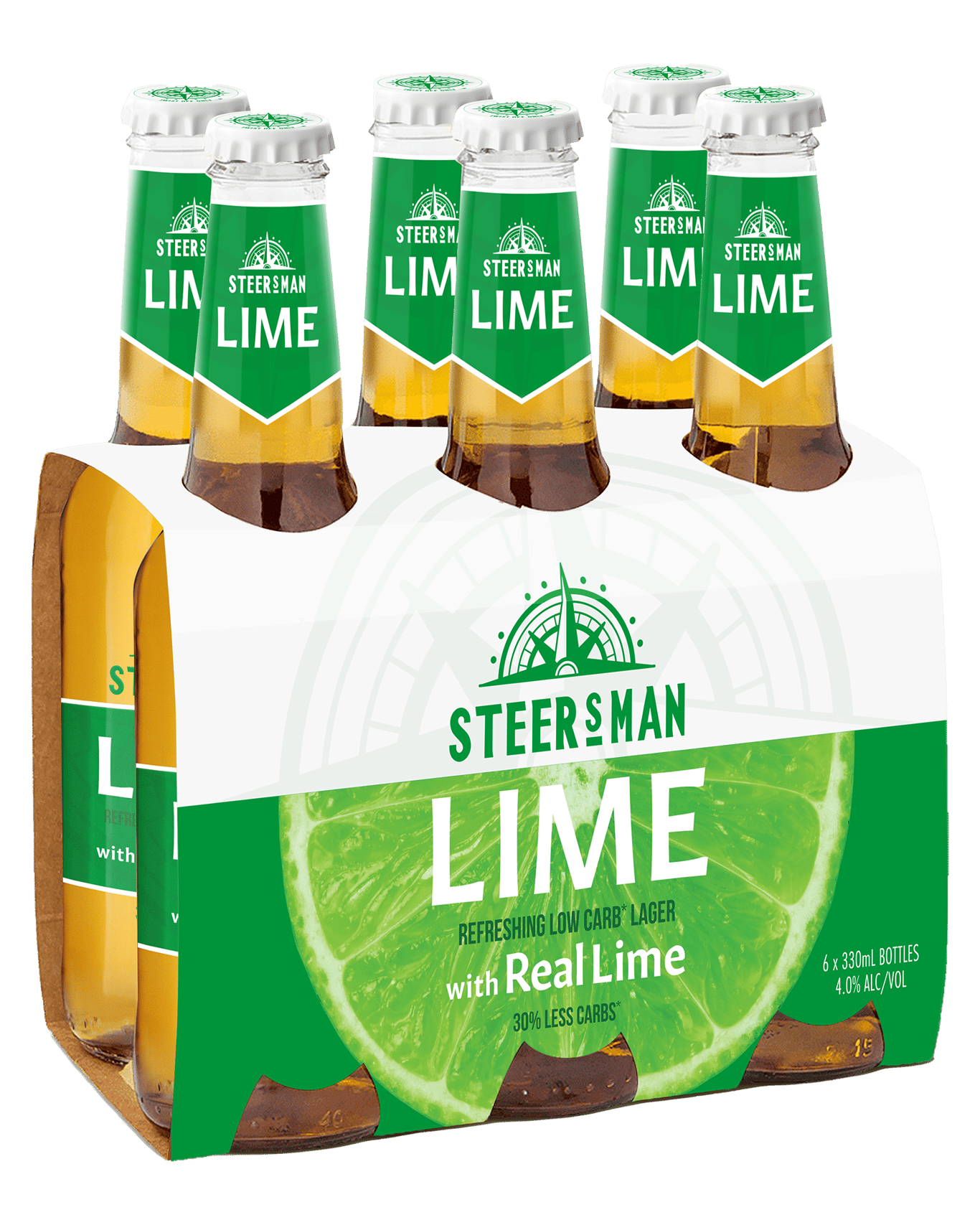 Buy Steersman Lime Lager Bottles 330ml Online @Lowest Price