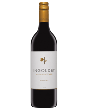  Ingoldby Shiraz 2017  750ML Now at optimal drinking age, this Shiraz has softened into a smooth and incredibly easy-going red. The bright plum and berry flavors have mellowed beautifully, trading their "jammy" edge for a rounded, velvety sweetness with just a hint of cracked pepper. It’s light on its feet, completely smooth, and ready to pour and an affordable classic.