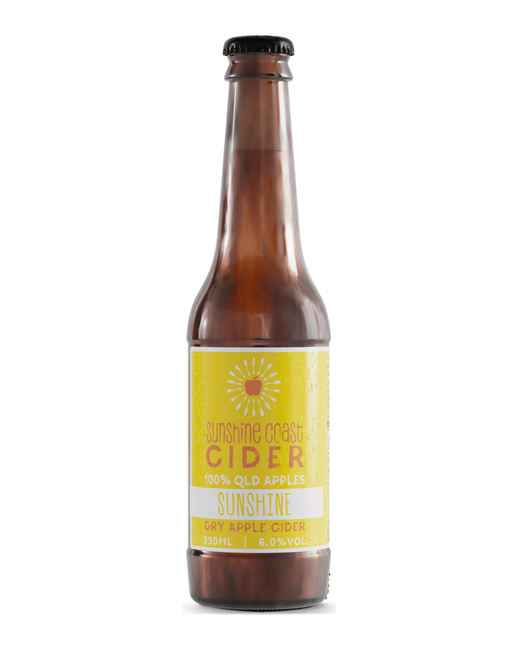 Buy Sunshine Coast Cider Sunshine Dry Apple Cider Bottles 330ml Online